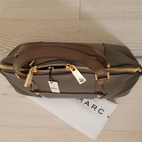 NWT Marc Jacobs The Crosby Bowery Satchel in Slate - Picture 4 of 13